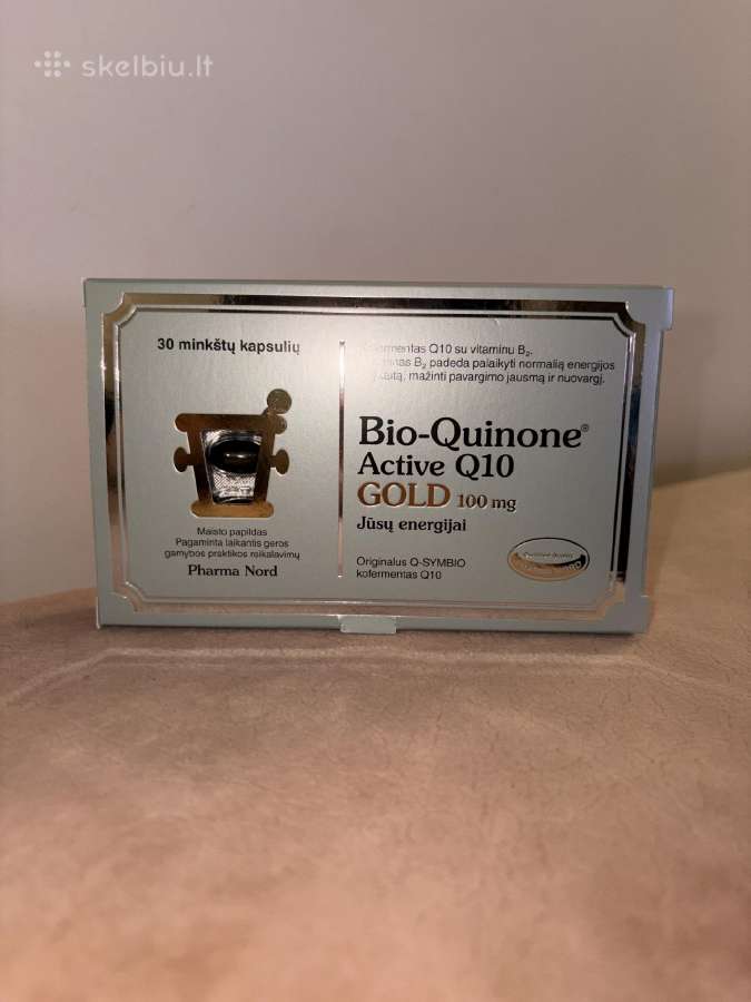 Pharmanord Bio-quinone Active Q10 Gold - nuotraukos Nr. 2