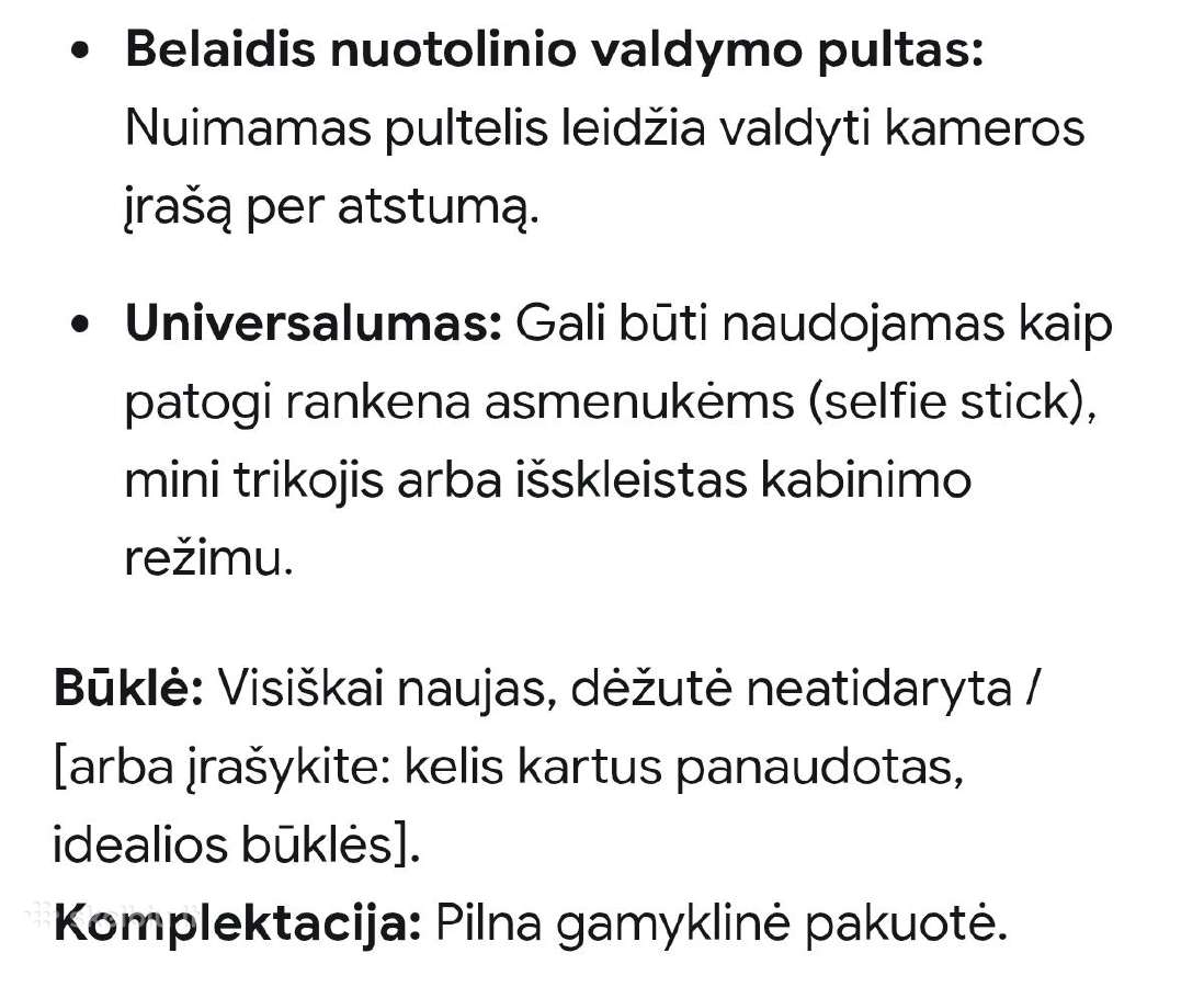 Pgytech Caplock Mantispod Power trikojis baterija - nuotraukos Nr. 9