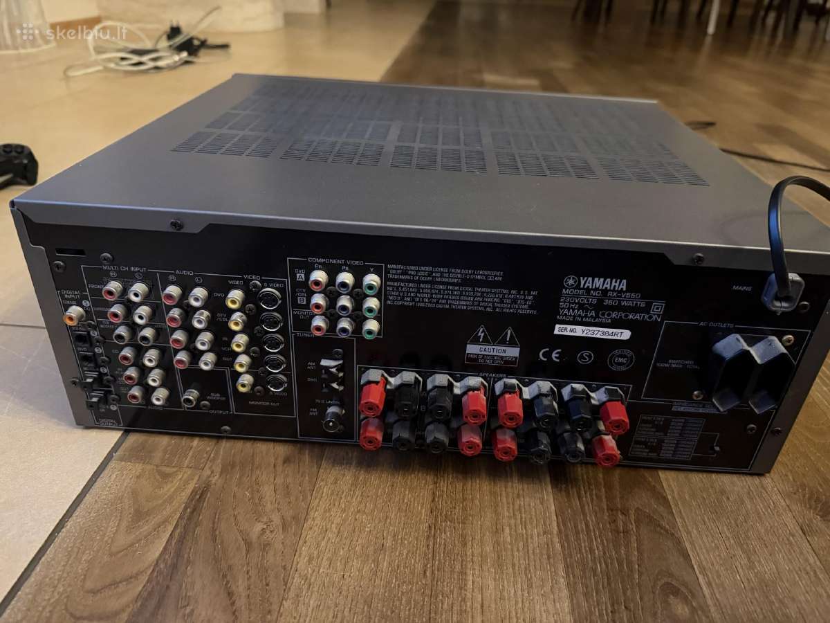 Yamaha stiprintuvas Rx-v550 - nuotraukos Nr. 2