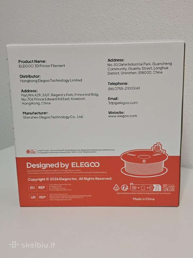 Elegoo, Fiberlogy filamentai - nuotraukos Nr. 4