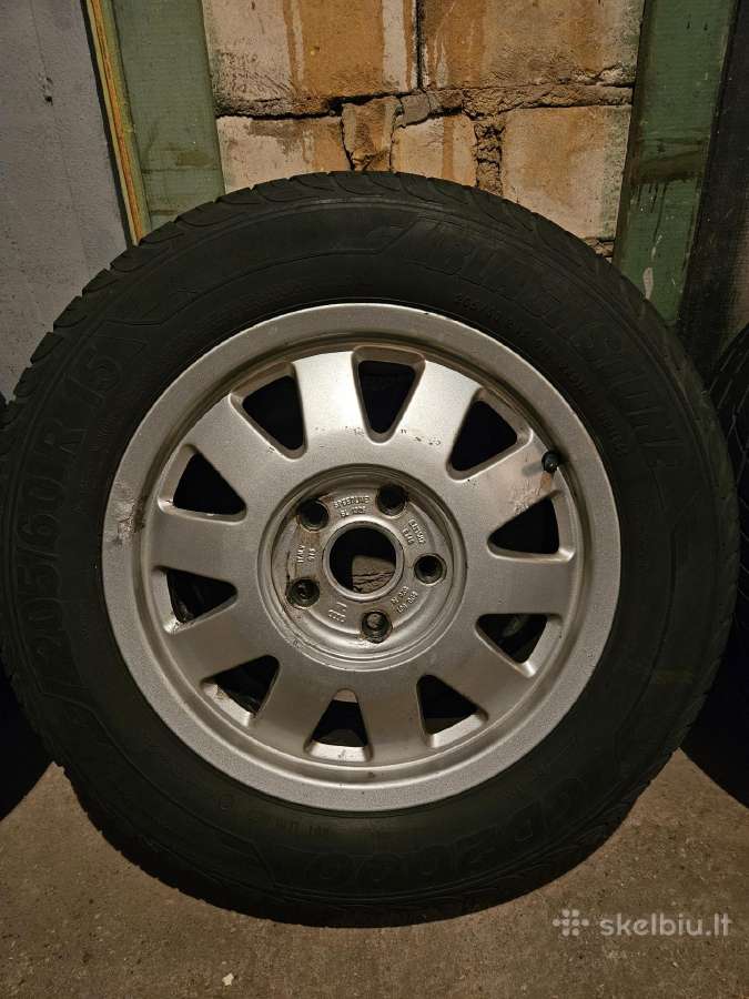 Audi A4 B5 originalūs lieti ratlankiai R15 - nuotraukos Nr. 6