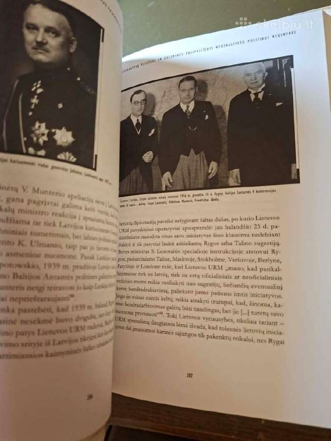 Knyga 2010m. Lietuva 1938/9 neutraliteto iliuzijos - nuotraukos Nr. 3