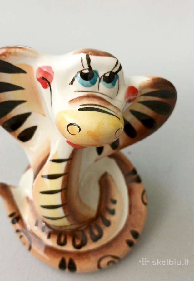 Gželio porceliano kobros figūrėlė, 11,5cm aukštis - nuotraukos Nr. 6