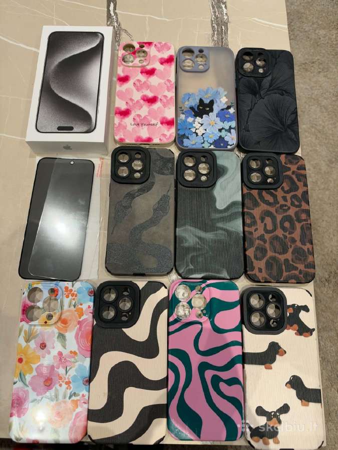 iPhone 15 Pro max 256gb su garantija - nuotraukos Nr. 7