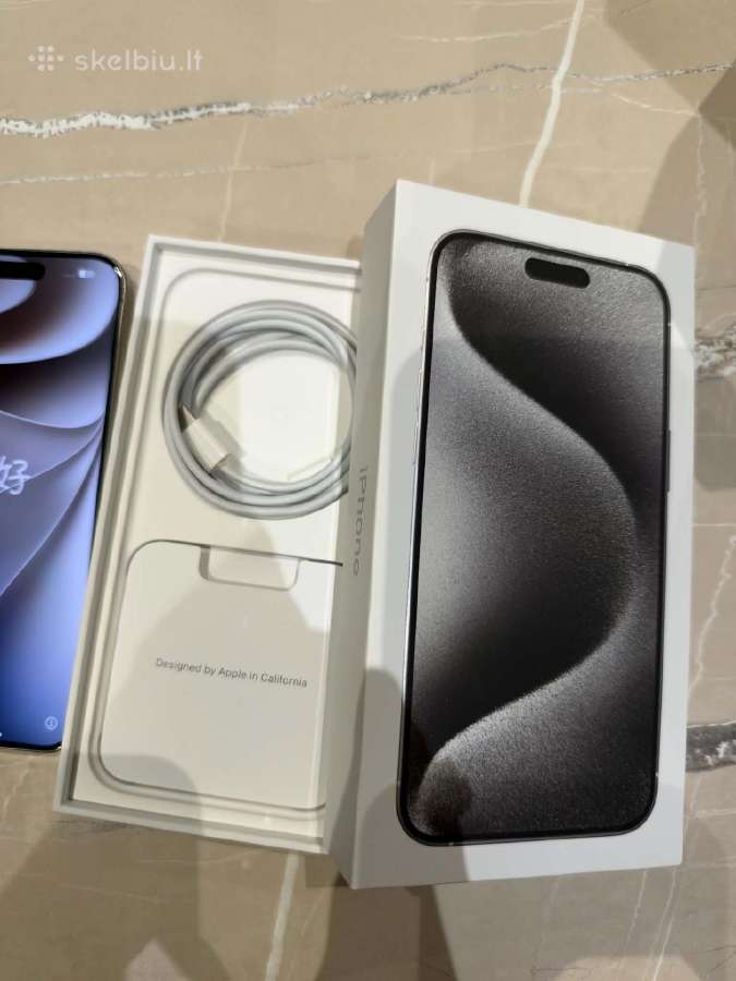 iPhone 15 Pro max 256gb su garantija - nuotraukos Nr. 2