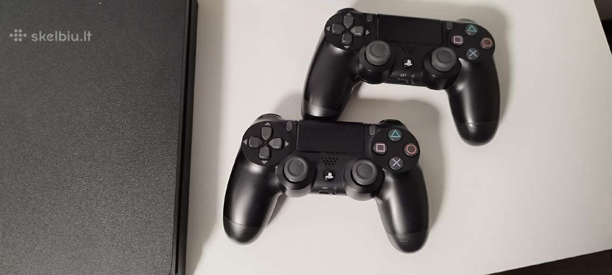 Ps4 Slim (500gb) + 2 pulteliai + Fifa 21 - nuotraukos Nr. 2