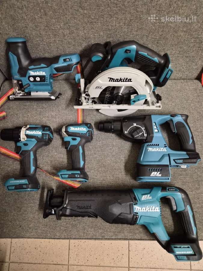 Makita Dlx5032t + Dhg181zj + Djv185 + Priedai - nuotraukos Nr. 11