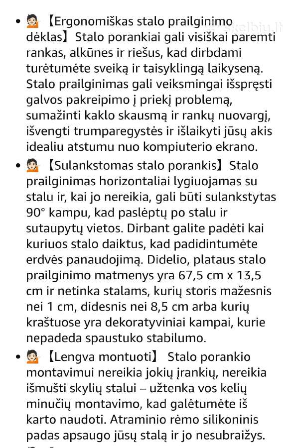 Stalo prailginimo platforma - nuotraukos Nr. 5