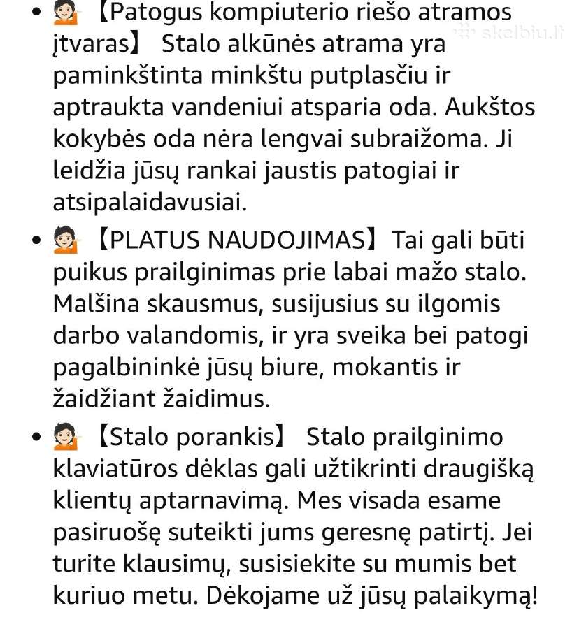 Stalo prailginimo platforma - nuotraukos Nr. 6