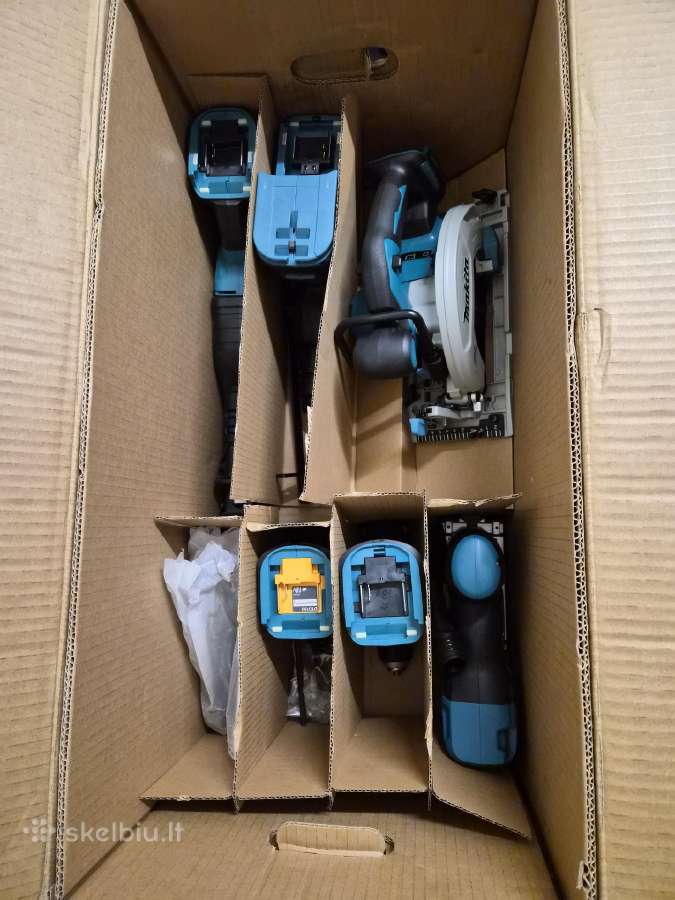 Makita Dlx5032t + Dhg181zj + Djv185 + Priedai - nuotraukos Nr. 14