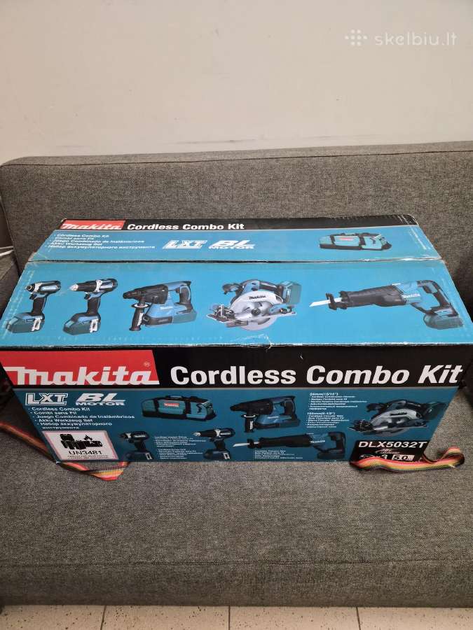 Makita Dlx5032t + Dhg181zj + Djv185 + Priedai - nuotraukos Nr. 16