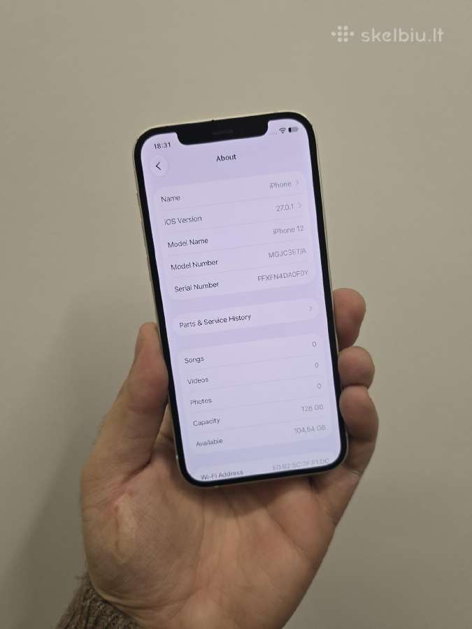 iPhone 12 128 GB - nuotraukos Nr. 3