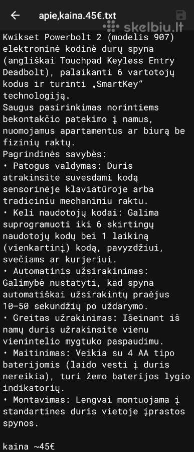 Kwikset išmaniosios durų spynos - nuotraukos Nr. 4