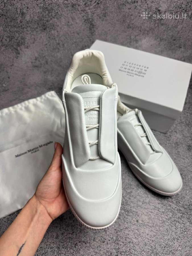 Maison Margiela Future Low White Sneakers (Nauji) - nuotraukos Nr. 2