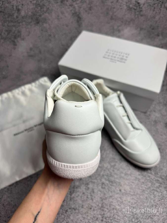 Maison Margiela Future Low White Sneakers (Nauji) - nuotraukos Nr. 3