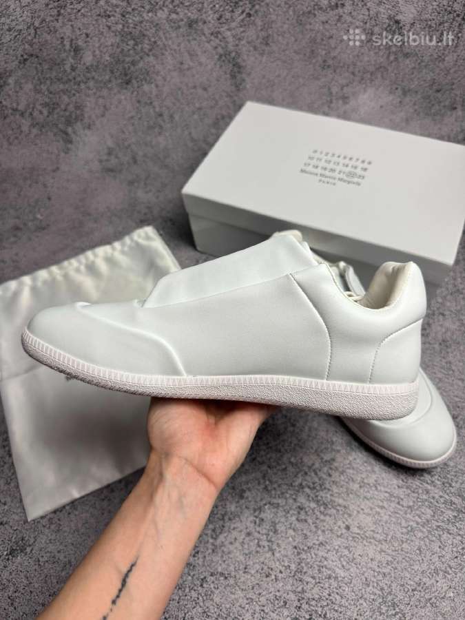 Maison Margiela Future Low White Sneakers (Nauji) - nuotraukos Nr. 4