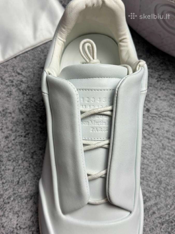 Maison Margiela Future Low White Sneakers (Nauji) - nuotraukos Nr. 5