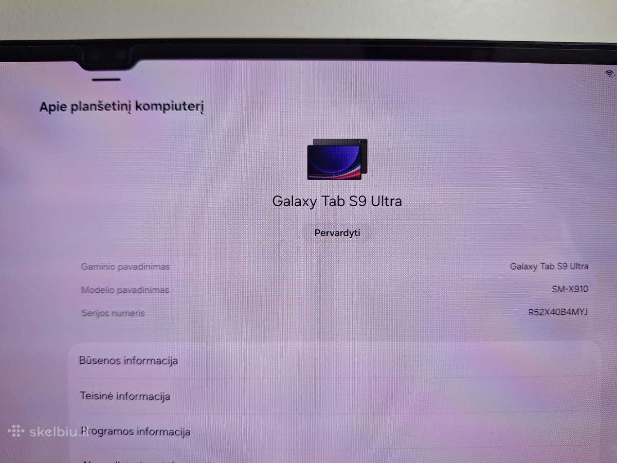 Samsung Tab S9 Ultra 512 GB - nuotraukos Nr. 9