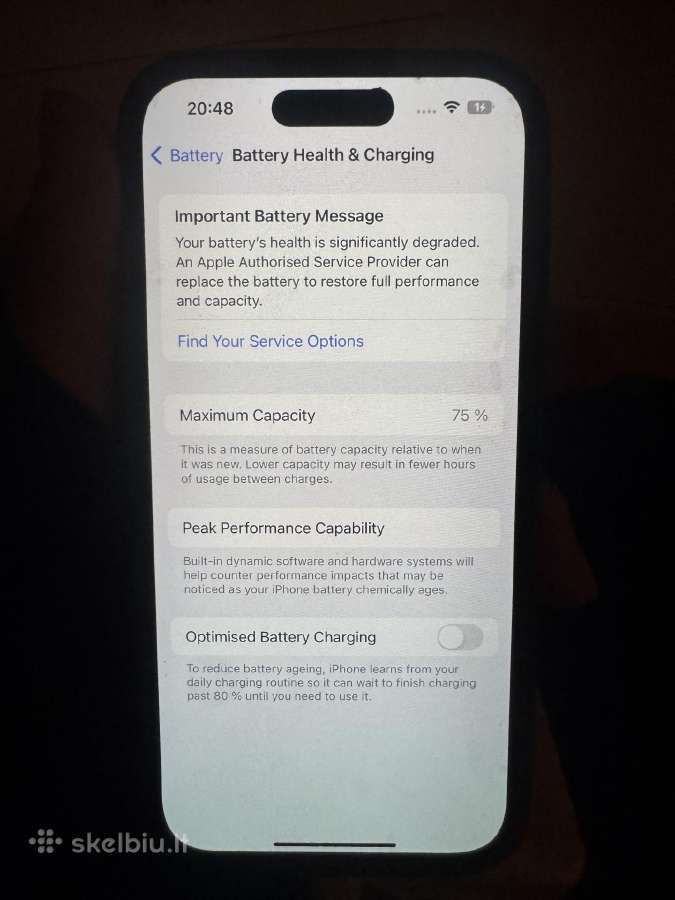iPhone 14 Pro 128gb Silver - nuotraukos Nr. 10