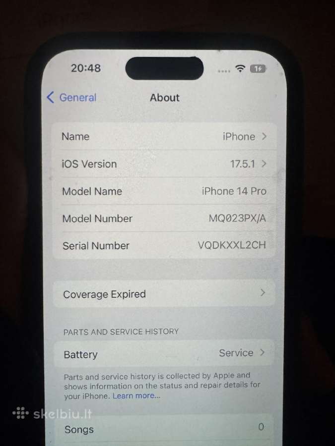 iPhone 14 Pro 128gb Silver - nuotraukos Nr. 11