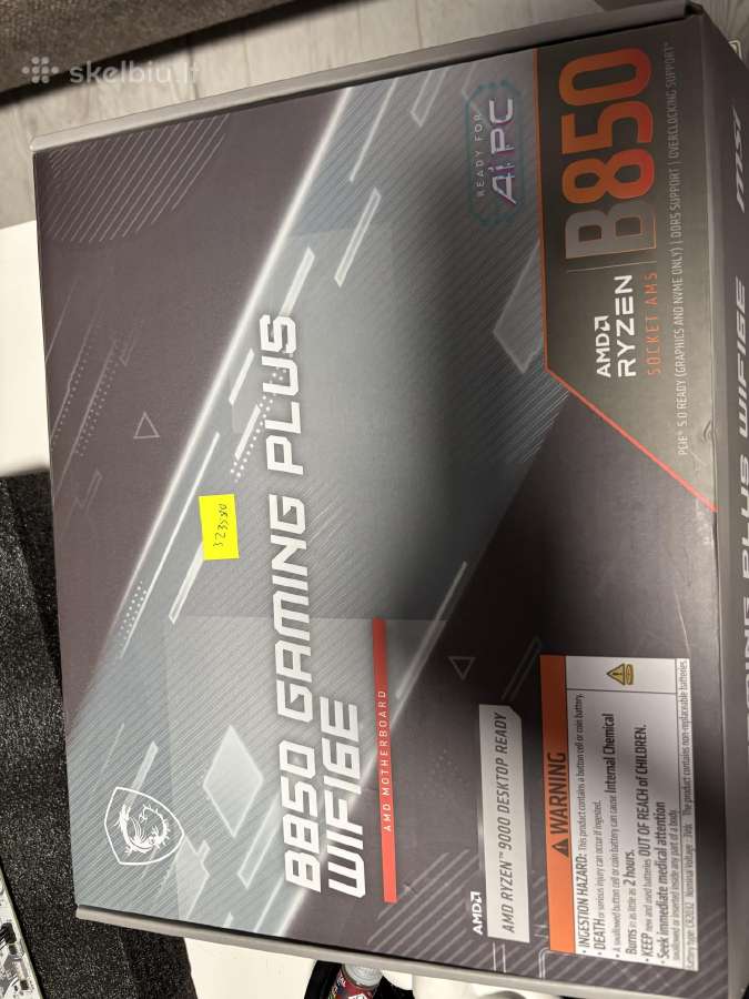 Msi B850 Gaming Plus + 7800x3d - nuotraukos Nr. 2