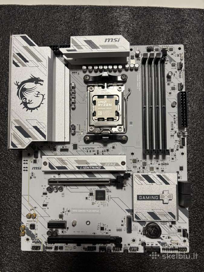 Msi B850 Gaming Plus + 7800x3d - nuotraukos Nr. 3