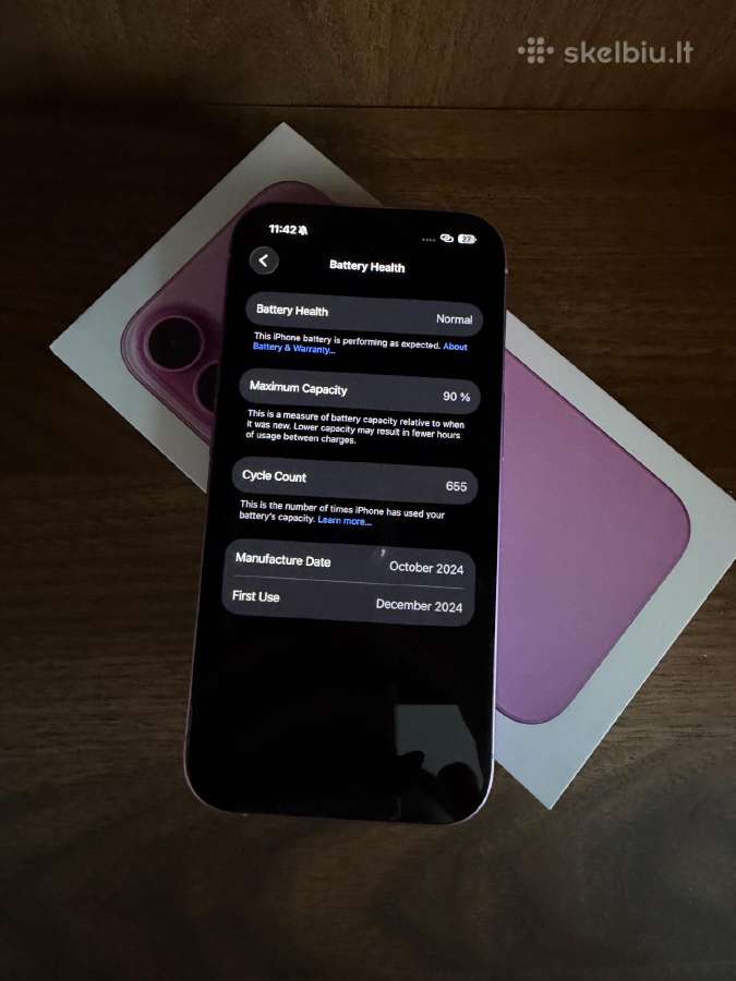 iPhone 16 128gb - nuotraukos Nr. 8