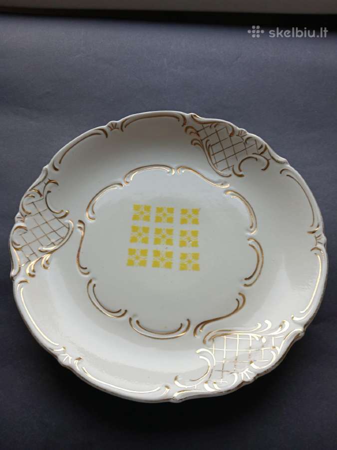 Porceliano didelė lėkštė "Pff Riga" 27 cm 1947 - nuotraukos Nr. 12
