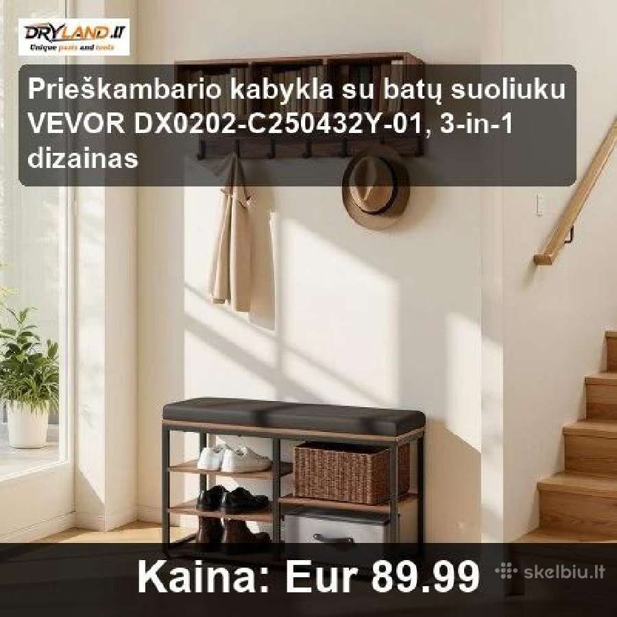 Patogus batų laikymas – suoliukai ir lentynos - nuotraukos Nr. 11