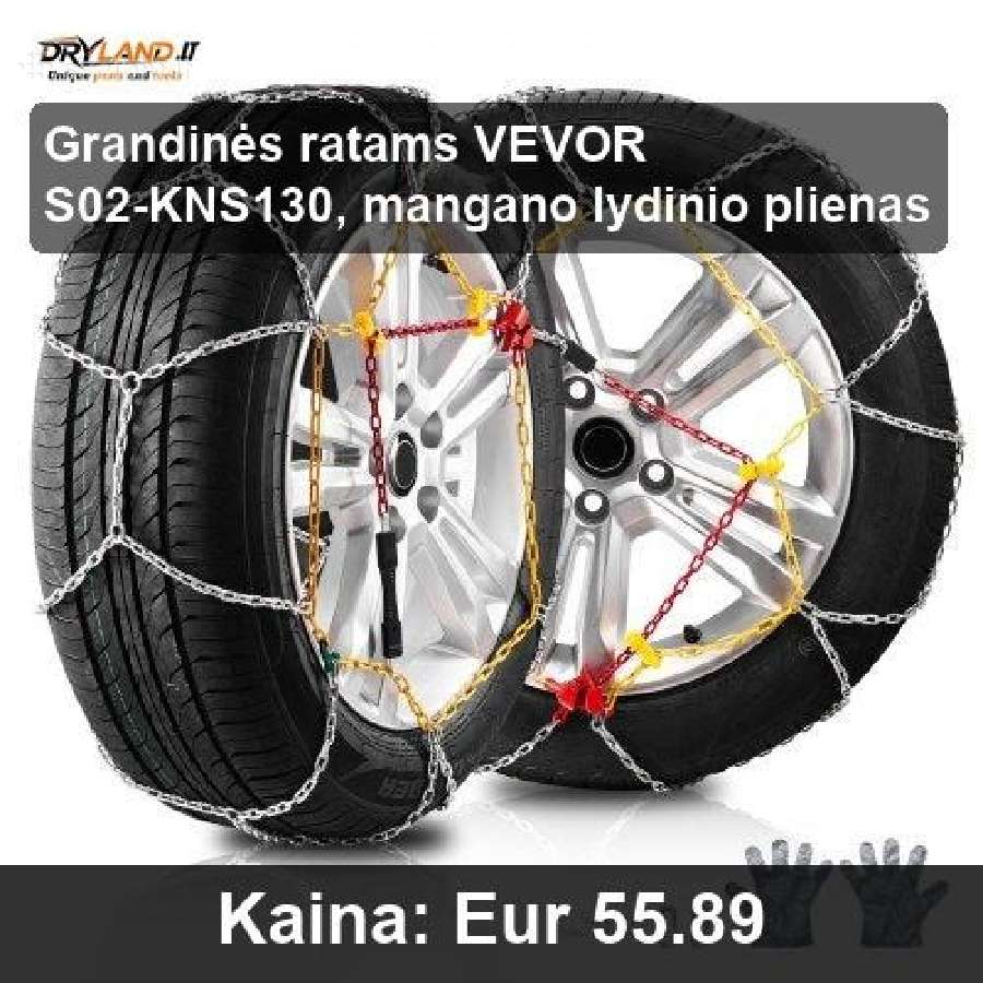 Padangoms sniego grandinės ir kojinės žiemai - nuotraukos Nr. 6