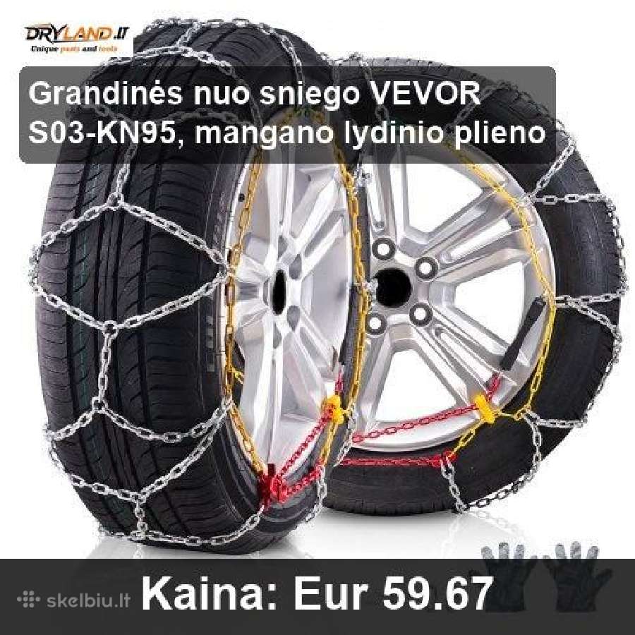 Padangoms sniego grandinės ir kojinės žiemai - nuotraukos Nr. 11