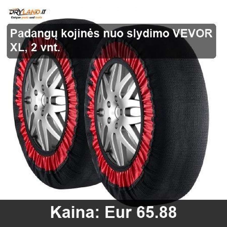 Padangoms sniego grandinės ir kojinės žiemai - nuotraukos Nr. 16