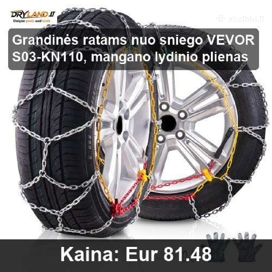 Padangoms sniego grandinės ir kojinės žiemai - nuotraukos Nr. 17
