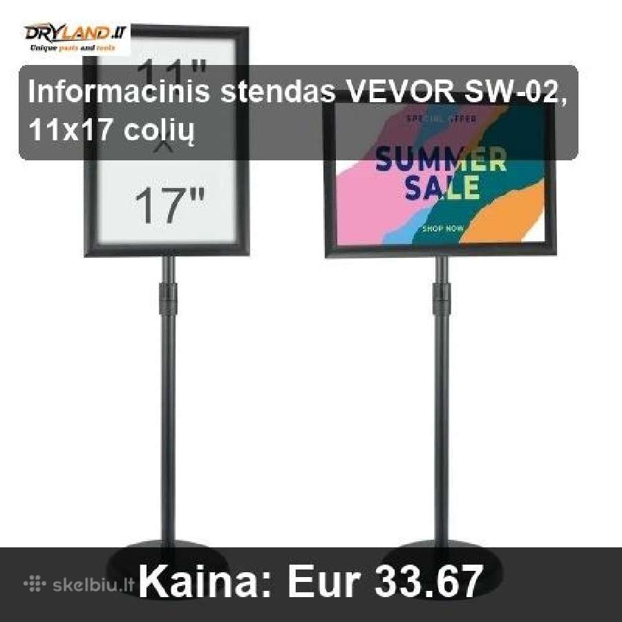 Informaciniai stendai efektyvi reklama verslui - nuotraukos Nr. 3