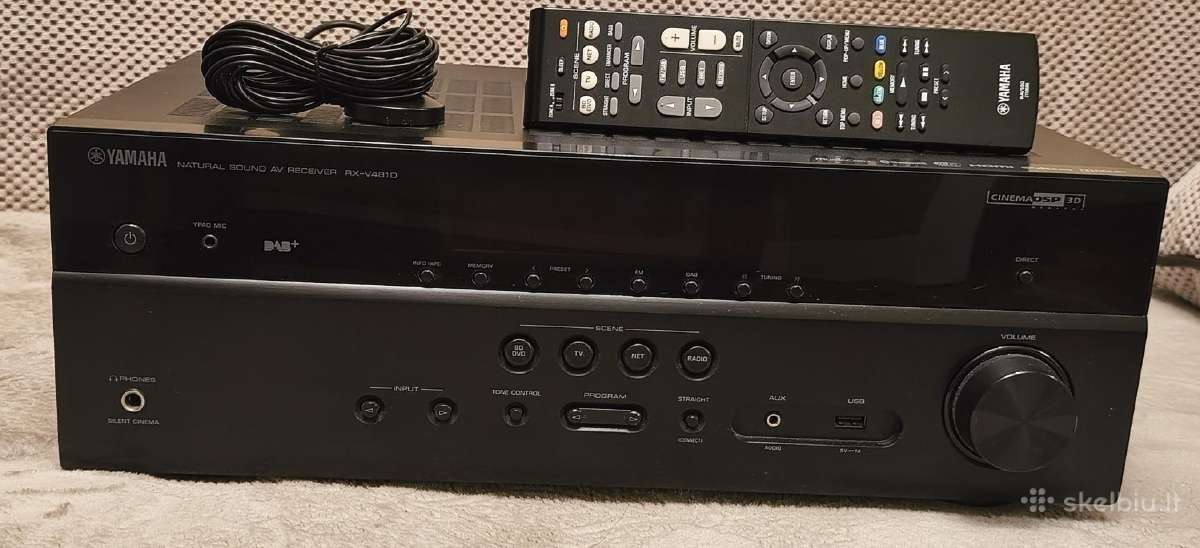 Yamaha Rx-v481 resiveris - nuotraukos Nr. 2