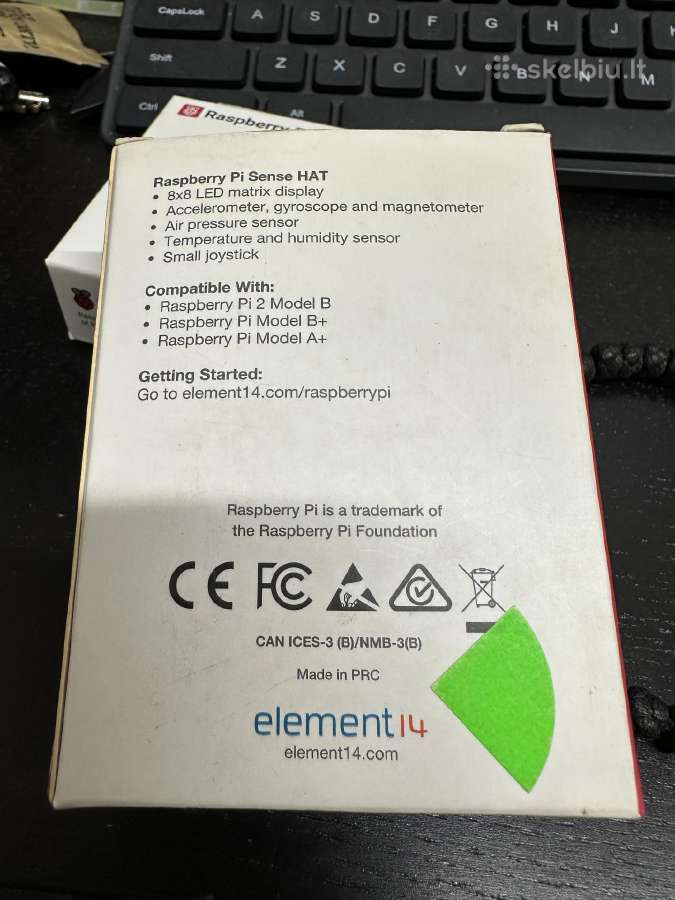 Raspberry Pi Sense Hat - nuotraukos Nr. 2