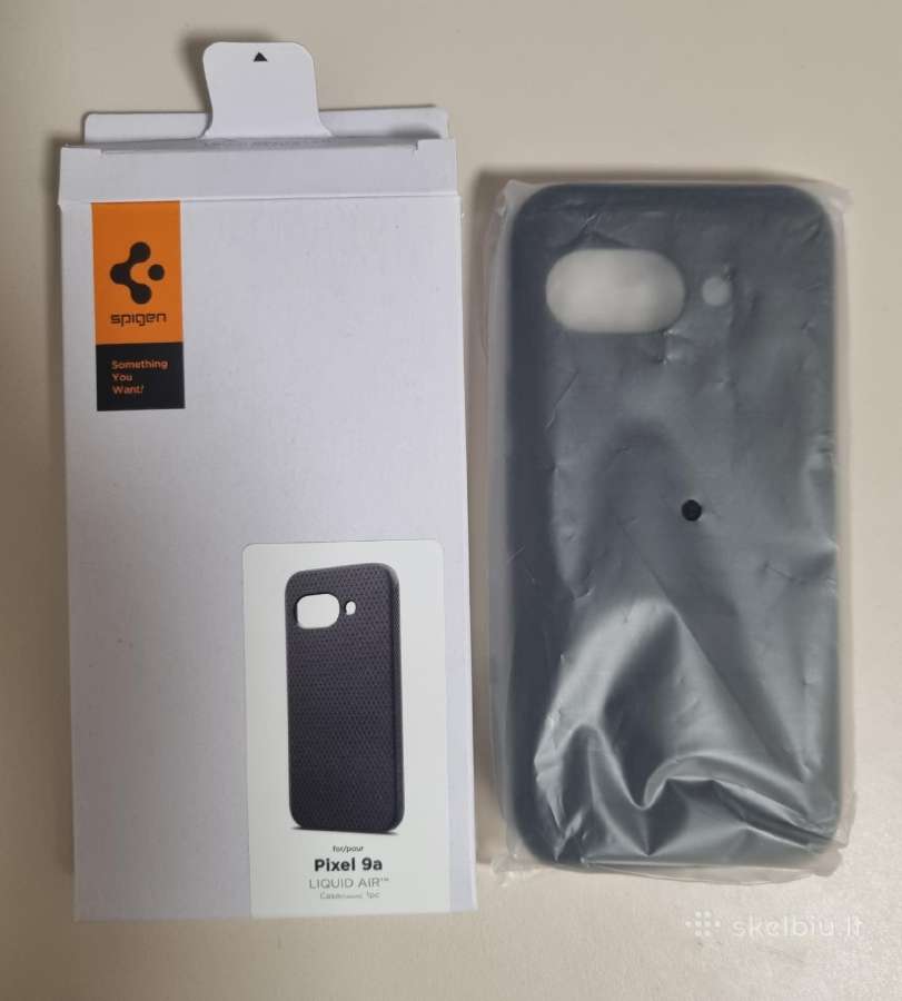 Pixel 9a - spigen liquid air + privatumo stiklas - nuotraukos Nr. 3