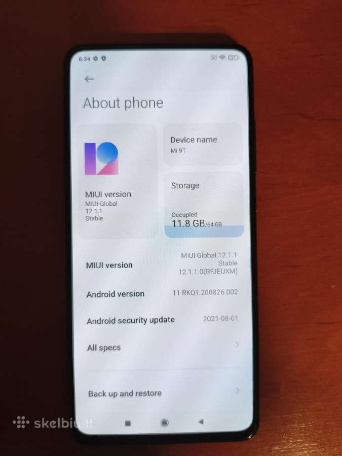 Xiaomi Mi 9t - nuotraukos Nr. 6