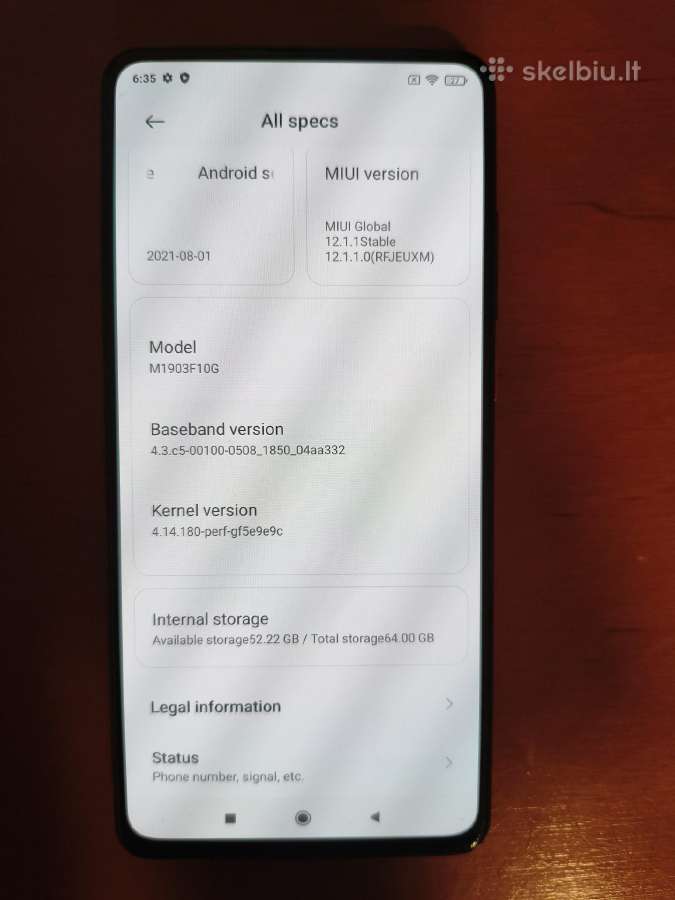 Xiaomi Mi 9t - nuotraukos Nr. 8