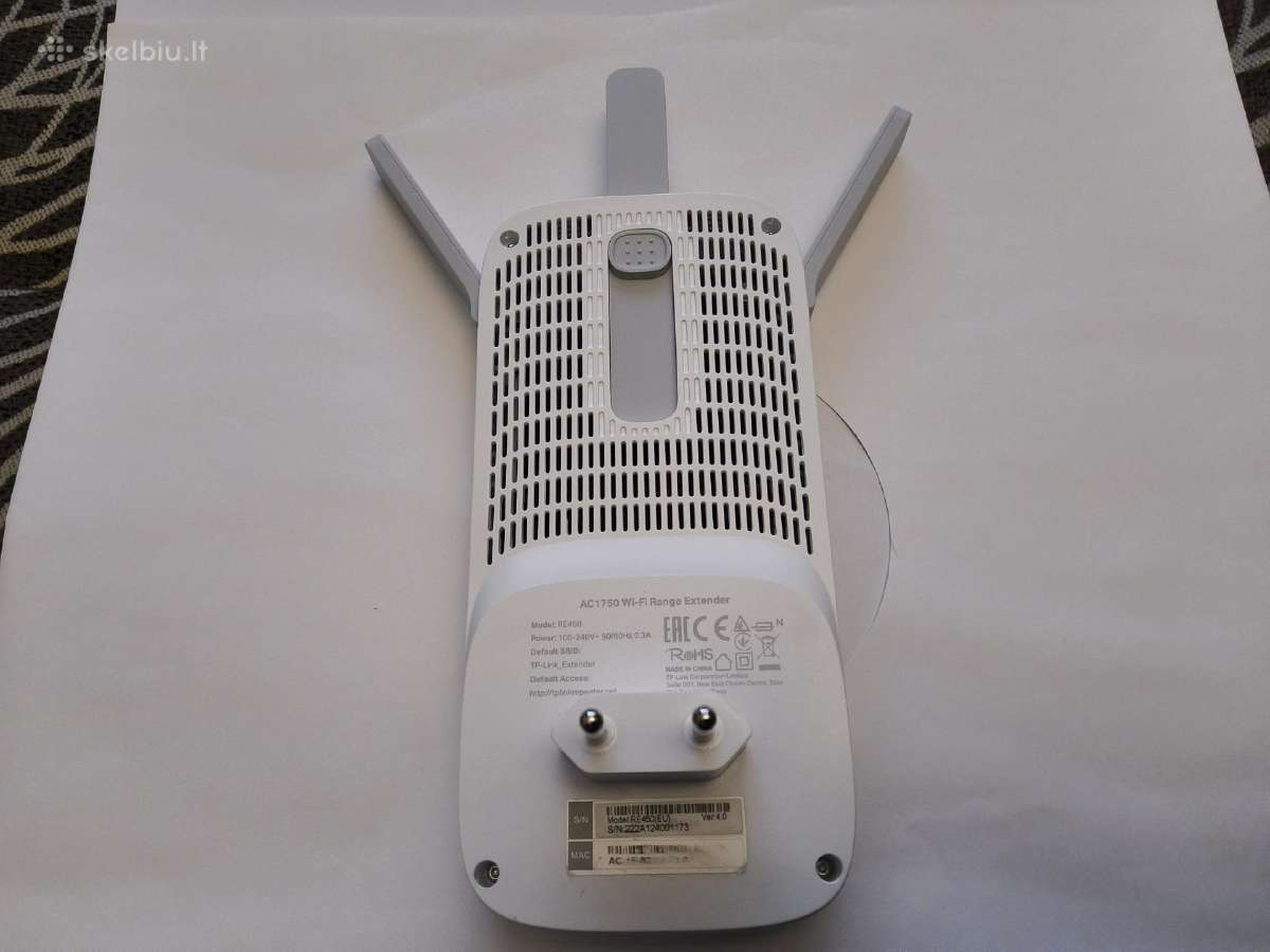 Tp-link Re450 Wi-fi signalo stiprintuvas Extender - nuotraukos Nr. 2