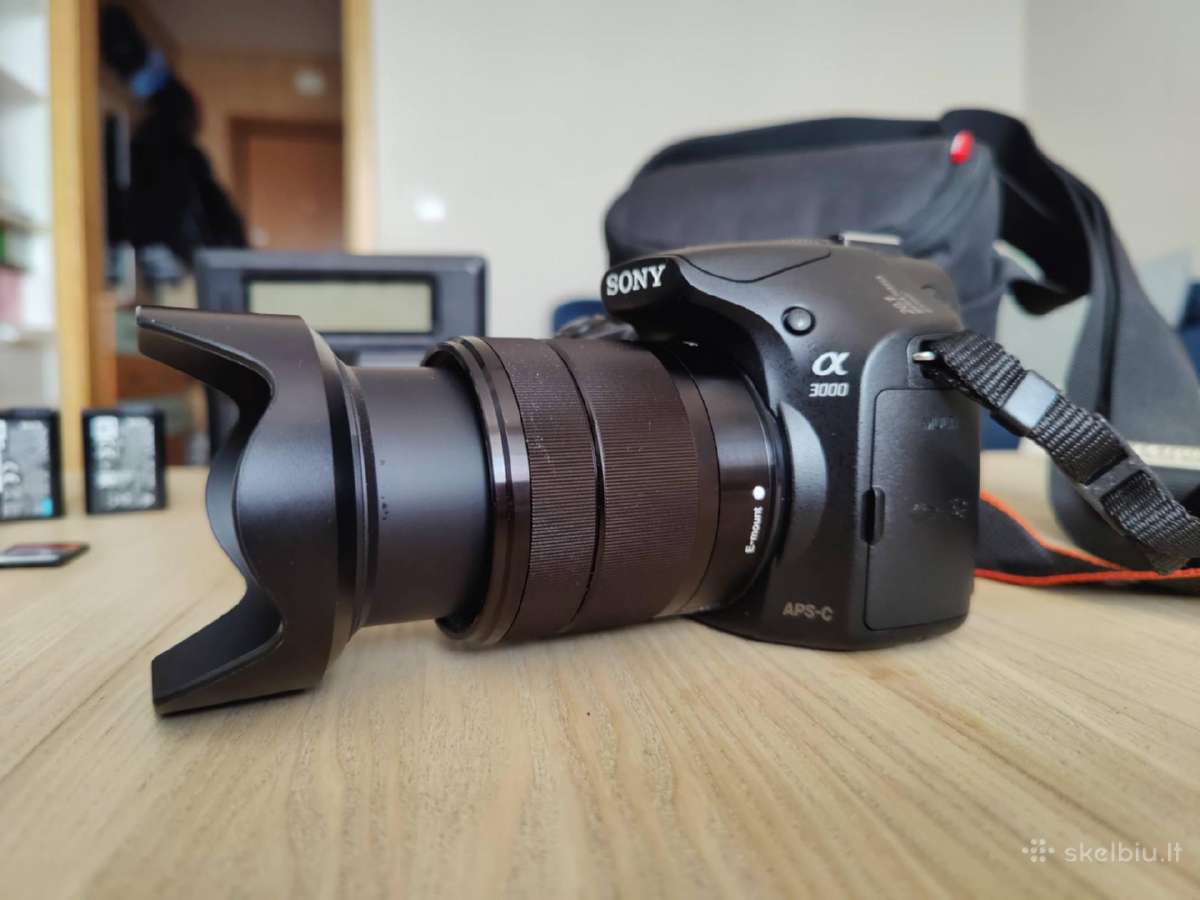 Sony A3000(kaip naujas) Su "Manfrotto" deklu - nuotraukos Nr. 3