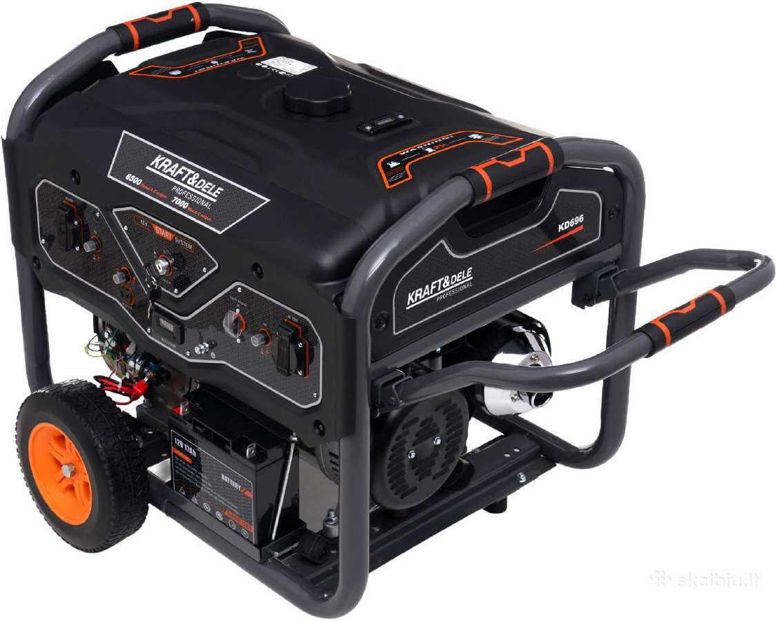 Benzininis generatorius 7kw 220v - nuotraukos Nr. 2