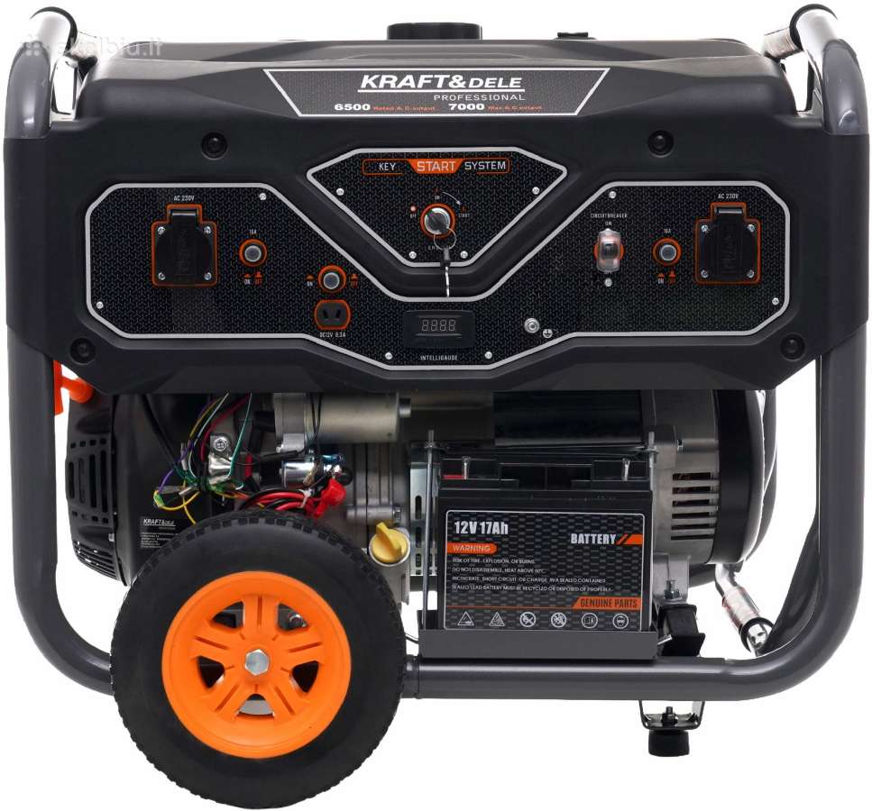 Benzininis generatorius 7kw 220v - nuotraukos Nr. 3