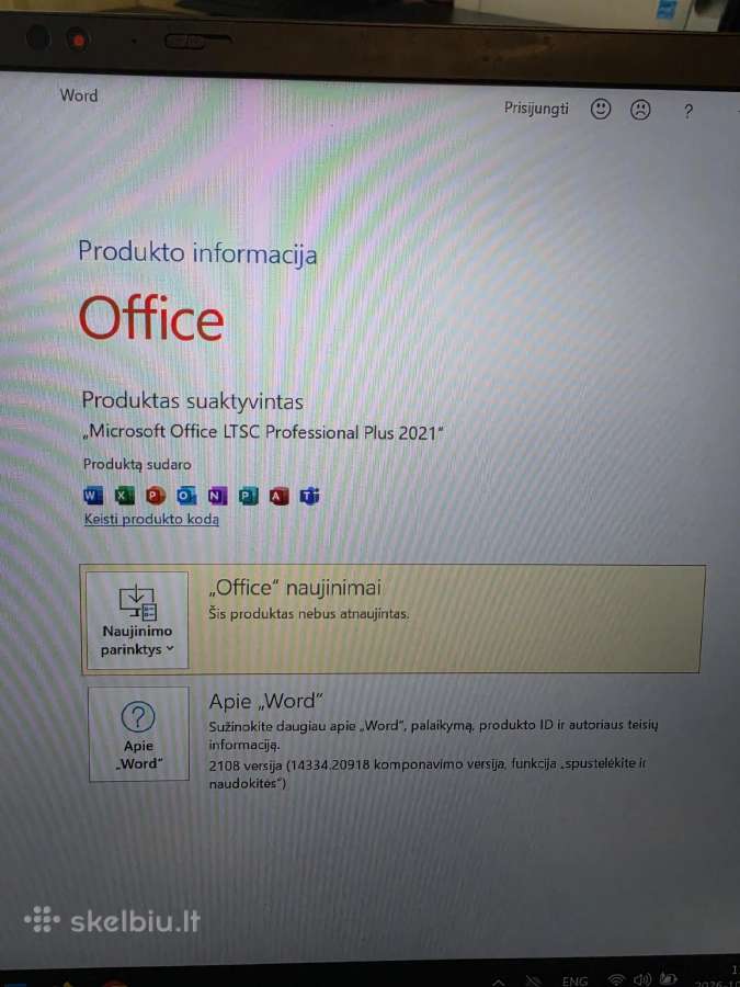 Lenovo X1 Carbon Gen 9. i5- 1135g7. - nuotraukos Nr. 6