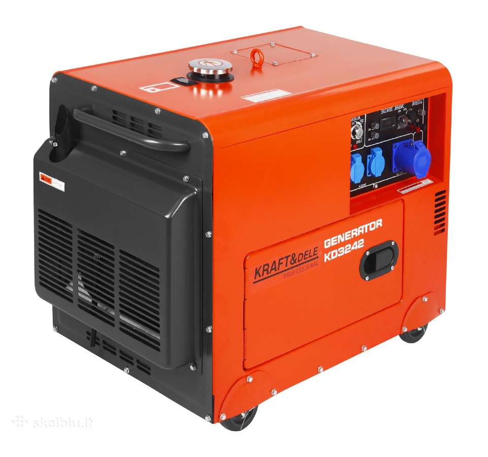 Generatorius 230v 7kw Dyzelinis + Ats Kd3242 - nuotraukos Nr. 2