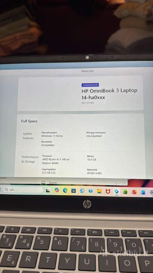 Hp Omnibook 3 - nuotraukos Nr. 6