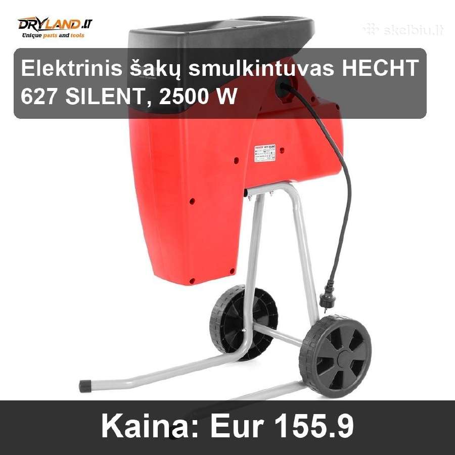 Hecht šakų smulkintuvai sodui efektyvu - nuotraukos Nr. 3