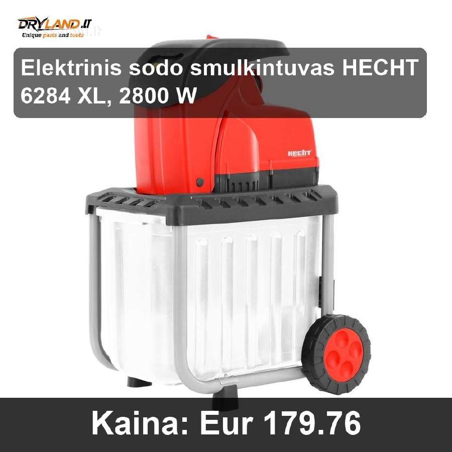 Hecht šakų smulkintuvai sodui efektyvu - nuotraukos Nr. 4