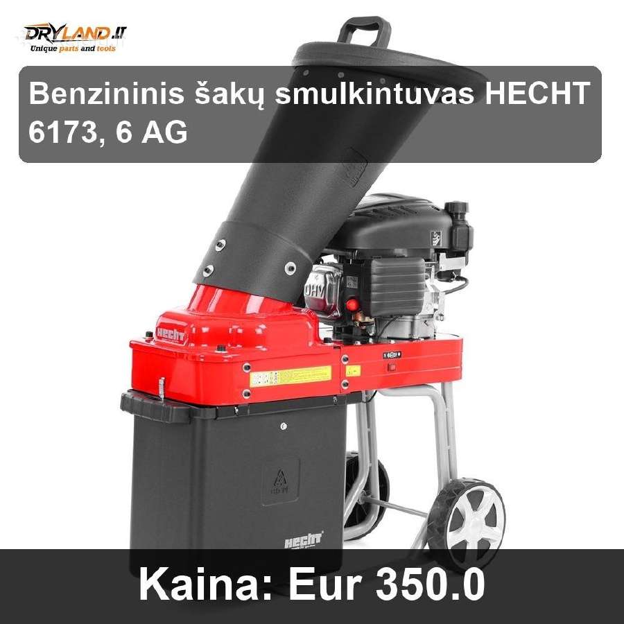 Hecht šakų smulkintuvai sodui efektyvu - nuotraukos Nr. 7