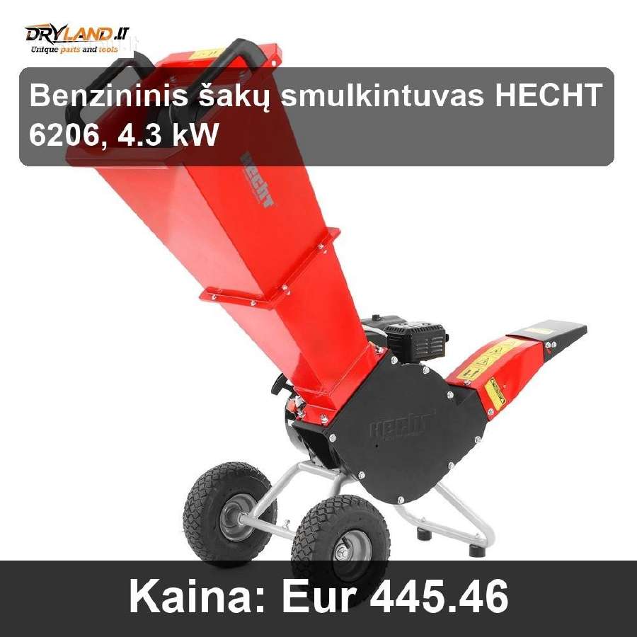 Hecht šakų smulkintuvai sodui efektyvu - nuotraukos Nr. 8